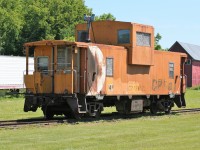 Long retired Canadian Pacific caboose 434525 still proudly displays it's fading multi-mark at the Memory Junction Railway Museum in Brighton, Ontario. 