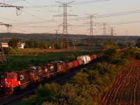 On day shift my window for photography before work only last a few short weeks, assuming that the sun co-operates, before darkness takes over once again. Today it appears that “the early bird gets the worm” as CN train 397 dodges shadows at Mansewood at 6am with a half decent lash up.
