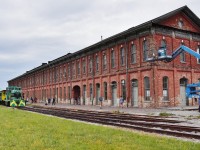 <br>
<br>
 PTSR (founded circa 1983) now serves ** (circa 2018) the CASO station (built circa 1871) in St. Thomas, Ont. 
<br>
<br>
 On June 9, 2018 PTSR Loco #L3 'Winnie' and  train occupies the former CASO main track ( operated at one time respectively by CN, CR, PC, NYC, MCRR, and also used (at one time or another) by OSR, CP, Amtrak, C&O (Chessie), CPR, L & P S )(missed any roads?))....
<br>
<br>
... prior to backing to the new (circa 2017 ?) PSTR St Thomas station located [ on the former L & P S ( CN )] north of Talbot Ave.
<br>
<br>
 The ongoing St. Thomas CASO station repairs, upgrading and maintenance continues.....
<br>
<br>
The Elgin County Railway Museum ( not in image), former CR, NYC, MCRR shops, is to the left of the photographer.
<br>
<br>
 sdfourty

 