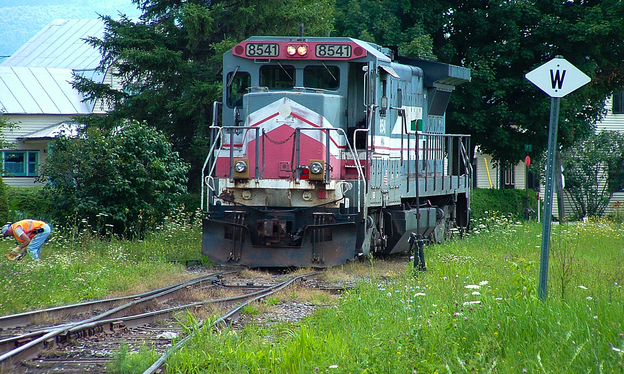 This GE B39-8E switch for grain facility.