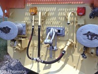 Here's a close up view of the buffer and chain coupler arrangement on the rear of the SNTF Algeria unit 060DG5 (EMD model GT26CW) from <a href=http://www.railpictures.ca/?attachment_id=33555><b>before</b></a>, pictured on the test tracks at the GMD London plant.