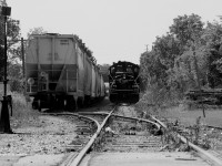 Hogger Steve Makes his Final movement in Streetsville and will leave 4015 in the old Pigpen Train at Streetsville Jct. It was Good seeing many friends yesterday for the OBRY Final run 