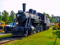 Ex CN 1520, ex CNoR #83 4-6-0 built 1912 on display at the museum in Prince George.