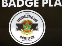 A well car recently built by National Steel Car features this logo. 