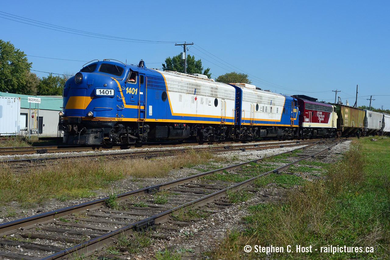 Seriously... three FP9A's hauling Freight in Canada in 2015.... pinch me. Of course back then I was looking forward to years of this...... but .. I'd love to say it happened again after this.. but I'm not aware of it.. maybe soon? We'll just have to see... you never know on the OSR! I should have chased this all day.. but I didn't.. I had to get back to work :)