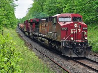 CPR Southbound Freight to Hamilton, Ontaro just south of Waterdown, Ontario.