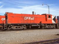 CP 8002 is in the CP engine facility in Nanaimo, British Columbia.