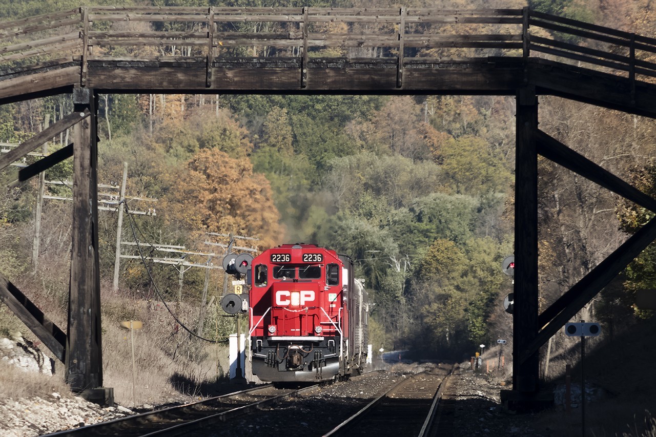 Passenger service returns to the Galt Sub....or I ws lucky enough to have the TEC train back down the north track at one of my favourite spots