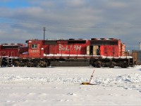 STL&H SD40-2 5651 shut down at Agincourt. It would be sold to Larry's Truck Electric and stripped for parts.