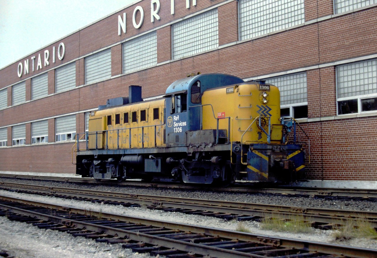Ontario Northland RS-3, 1306 at North Bay Yard.