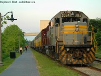 This one's for the youngins, especially Jacob Patterson and other Guelph fans. Keeping with the classic CP liveries that many are posting this weekend (Post yours, please!) here we have  A rare mileage charter, which ran to and from Hamilton, then to Guelph for an overnight stay this day. This train went all over many of the Branchlines on CP in Ontario and throughout Canada and you know what, people didn't chase it all over either, we were picky. We had this, we had 2816 Steam coming in a week, it was just non stop and I was only 3 months into having a real Digital SLR camera. I really had no idea what I was doing, photographically, but I knew something - BE THERE. I was, thankfully.