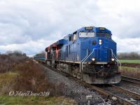 Seeing leased power in Sarnia is becoming quite common and this 509 train is no exception with GECX 2034 leading. I'm not so sure the crew was very happy with this leader considering the trailing unit is a fairly new CN 3119.