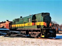 York Durham Railway power at Uxbridge. ALCO RS11 3612 and RS3 1310. 