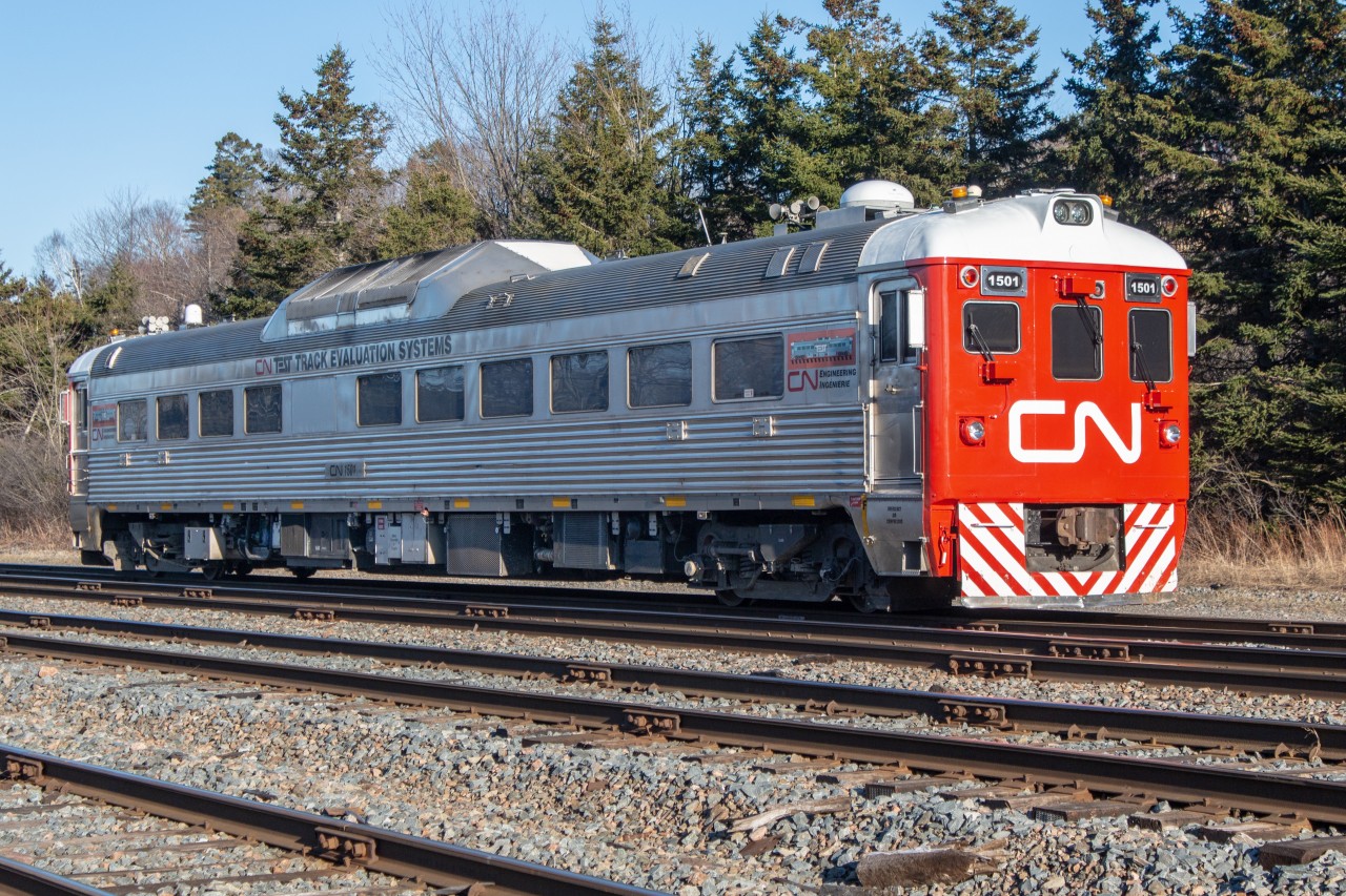 CN 1501 sits along in the east end of the Truro yard