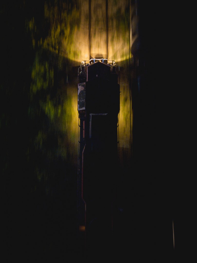 GEXR 582 rambles along the north end of the Waterloo Spur in Elmira, ON, as seen from the night sky.