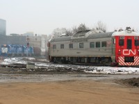 CN RDC 1501 cools its heels on the Huron Park Spur in Kitchener as it gives the Guelph Subdivision over to CN X568, which is proceeding westbound to Stratford with GMTX 2279, GMTX 2284 and GMTX 2323. As 1501 waits on the spur, CN L540 was also heading back from the interchange with Canadian Pacific in Kitchener, making this the first time in many decades that two CN movements were on this spur at the same time. RDC 1501 would eventually test the Huron Park Spur after X568 and L540 cleared and would proceed eastbound to Guelph, where it would tie-up for the night, with more testing to follow on the Guelph North and Fergus Spurs the following day.