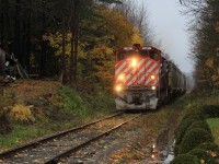 OSR 647 cruises back to Guelph Junction on a overcast November day. These Alcos are a treat to see in 2018!