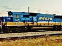 NREX SD50 demonstrator unit at the west end of Agincourt servicing tracks.