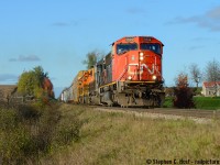 With foreshadowing of things to come, this shot showing one of the many dozens of times CN offered (leased?) GEXR some power from their roster to get through a crunch. This is the one and the only 5800 series unit, an Alstom built SD75i, and likely one of the last built of the series. Hope y'all don't mind the GEXR showcase, there's plenty more to come as we reminisce over the last 20 years.