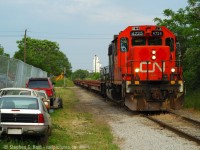 The Steel Train between Hamilton and Nanticoke had two runs in its day, once between approx 1970's and early 1990's and another run from approx 2000 to 2010. Curious, were these cars the same used in steel train service in its first incarnation? Could they have been further modified for the 2000's run? The cars were built approx 1969/70 per photos I took on this day. 599 ran in the late afternoon 6 days a week as far as I can recall, maybe it was 7 days a week. I usually ran into it on the way home/to my parents place.
