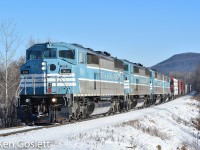 CMQ #1 makes its way west toward the end of its run at Farnham.