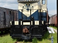 Parked outside the engine house waiting for service