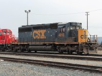 This rebuilt SD40-3 with an odd cab was once Louisville & Nashville SD40-2 #8105.
