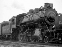 CPR D10e 815 (a 4-6-0 built by MLW in 1908) poses at Cooksville while operating on a fantrip with CPR 136 on April 30th 1960. Few photos were taken of 815 by itself - it was usually trailing, and 136 was typically the star of the show. 
<br><br>
Photo of 136 at Cooksville from the same trip: <a href=http://www.railpictures.ca/?attachment_id=34440><b>http://www.railpictures.ca/?attachment_id=34440</b></a>