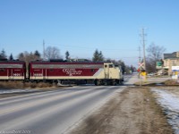  We are so lucky to have a matched set of Cab units operating in our area regularly. Add some sweet sunlight and you have great subjects no matter where you point your lens. OSR St Thomas Job eastbound through Belmont on its way back to Ingersol. Jan 14 2019