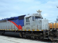 Former Chicago North Western SD40 rebuilt to dash 2 standards for CITX leasing.