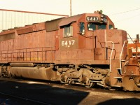 Originally built as Chicago North Western 6910 this SD40-2 would receive STL&H markings in 1998.