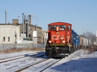CN 568 is departing Kitchener en-route to Stratford on a very chilly January afternoon. These GMD'1 units sure are a treat to see roaming the rails on a class one railway in 2019. 1439 is 60 years old this year. 