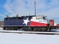 Trinity Rail Express F59PH in transit through Agincourt en route to Montreal for repairs.