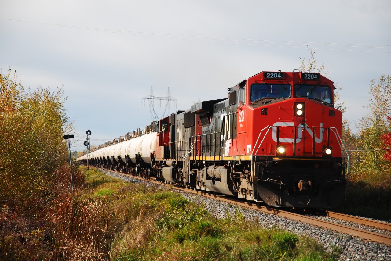CN 782 return to the rafinery ultramar ( levis,Qc)