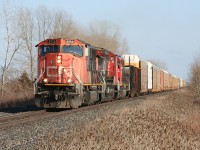 SD75i 5719 leads a westbound over the Strathroy subdivision.