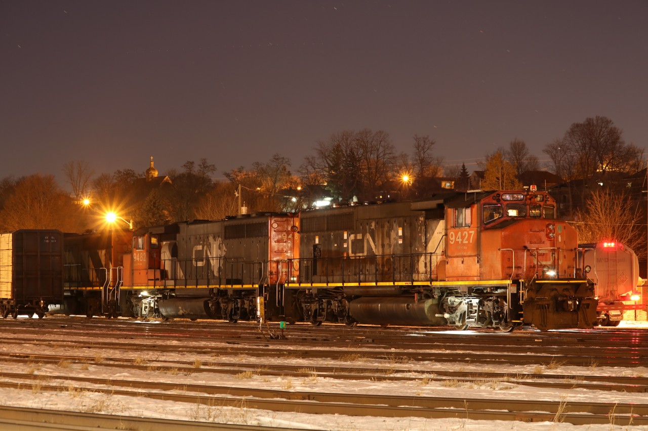 Sitting quietly as the night rolls on.