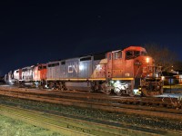 L58131 24 making a lift from Brantford with CN 2444, CN 9427, CN 9543, and CN 9482. They would depart for Garnet with 82 cars