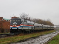 Amtrak 145 rolls through Hamilton on their way to Union Station. 