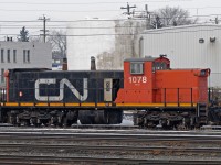 CN 1078 Is not long for this world as it sits west of the diesel shops in Walker yard in March 2007. 