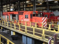 6007 is also in the shop to assess a possible return to service.