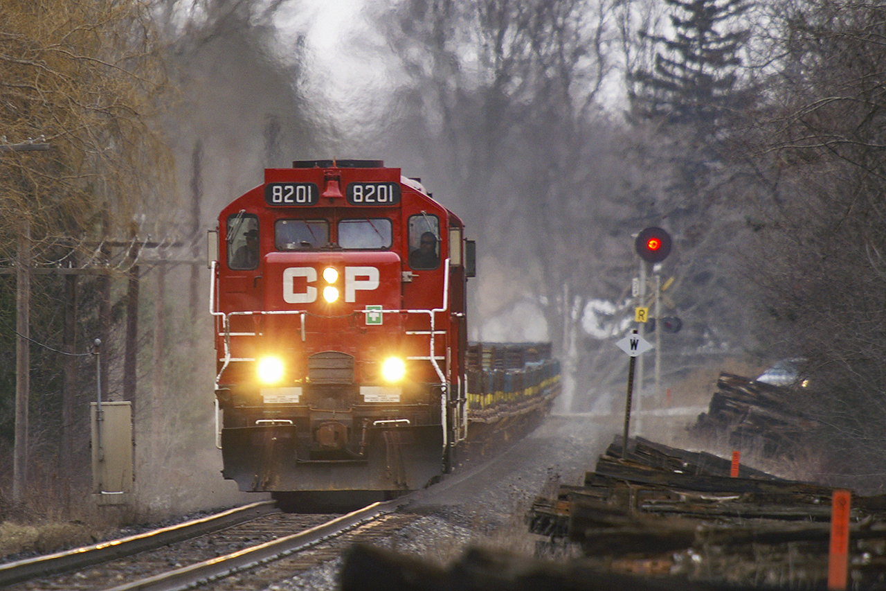 Back in the days of the Sprint. It was predictable east in the morning, west in the afternoon from St Thomas to Oshawa. Once the cab cars were gone, 2 GP9's usually had the honour.