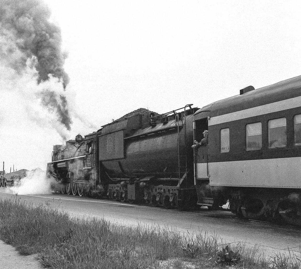 I believe it is June 1970, and CN 6218 is leaving Sarnia, Ontario on an eastbound excursion.