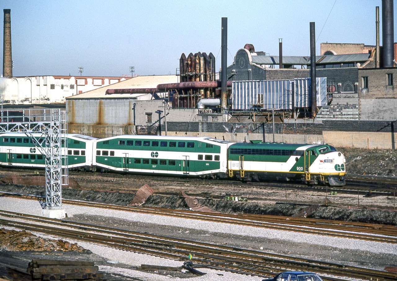 GO 900 is seen in Toronto on March 23, 1982.