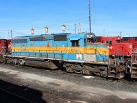 "City of Sleepy Eye" SD40-2 is former Milwaukee Road 203 & Soo Line 6364.