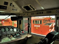 Red barn SD40-2F as taken from another widecab model CP SD60M 6259.