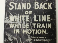 Time to remember all the Canadian Veterans who lost their lives on D-Day and to those who survived and fought on. God bless them!
The sign is one of two that hung on the platform of the CNR Station @ Camp Shilo Manitoba. Probably one of the last signs the soldiers saw before they boarded their train for eastern Canada and on to England.