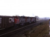 One for Fathers Day. If your Dad took you out to watch trains, be sure to thank them. We would occasionally drive down Peterborough to see trains blast by on the main line. Did some interesting trips and saw some cool things. Photo my my Brother.