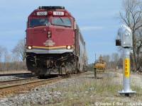 O998 is in the hole at Pine Orchard waiting for a northbound to pass, and while sitting there the sun briefly comes out to the delight of a couple photographers. If this happens again buy a lottery ticket, this was worth every ounce of the chase with RP.CA contributor <a href=http://railpictures.ca/author/Ironhead target=_blank>Cityslicker</a>.