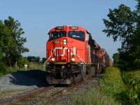 CN X32461-29 is cutting through Windsor, Ontario, on the CN Chrysler Spur, with CN 3804, CN 3053, and JLCX 2002, on a reroute train, due to the derailment between Port Huron and Sarnia, in the tunnel. This is the 3rd train of many that will be rerouting through windsor, and running along with our only train A438/A439, and 4 VIA each way, that travel along the CN/VIA Chatham Sub.