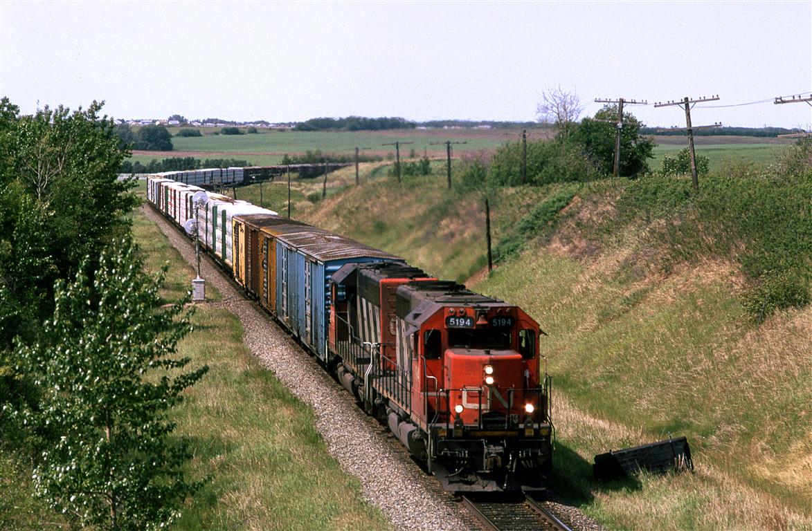 Railpictures.ca Steve Young Photo Fred Clark and I moved at little